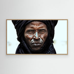 Peul tribe man watching the gerewol festival - Niger by Joxe Inazio Kuesta Garmendia