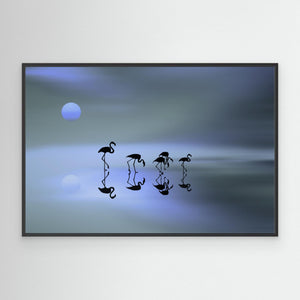 Group of Flamingos by Natalia
