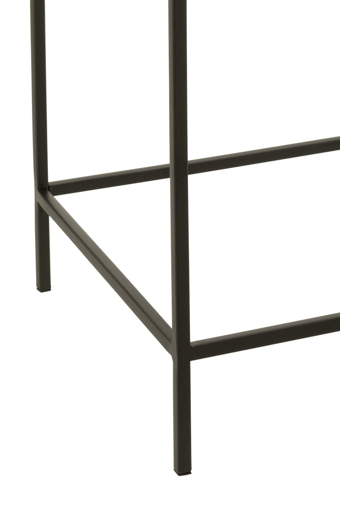 Set of 2 High Side Tables in Bronze/Black