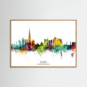 Dubai UAE Skyline by Michael Tompsett