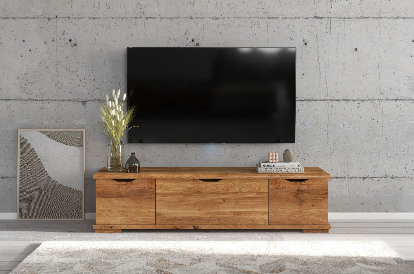 ARHUS Oak TV Unit 157CM