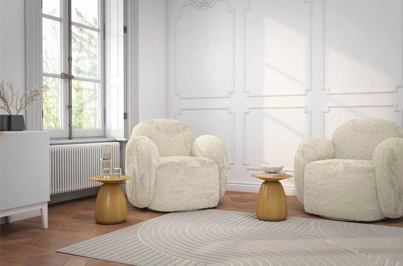 BAOBAB 34 Beech Side Table