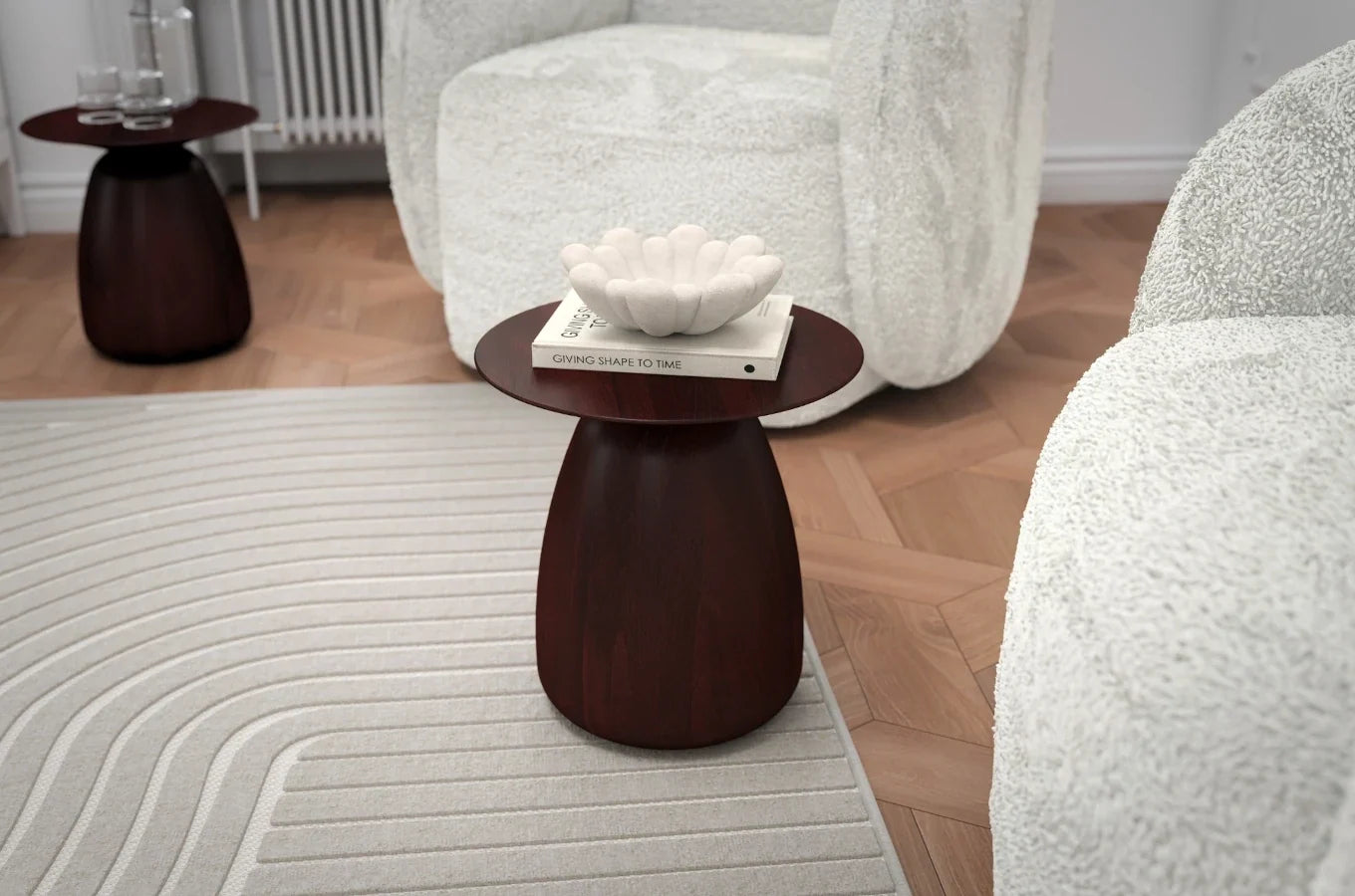BAOBAB 34 Beech Side Table