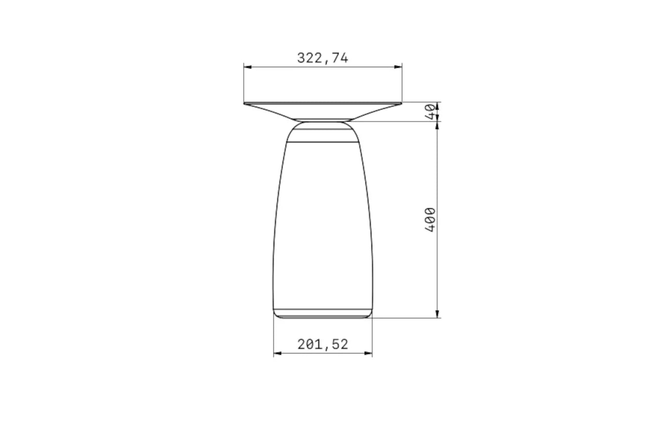 BAOBAB 44 Beech Side Table