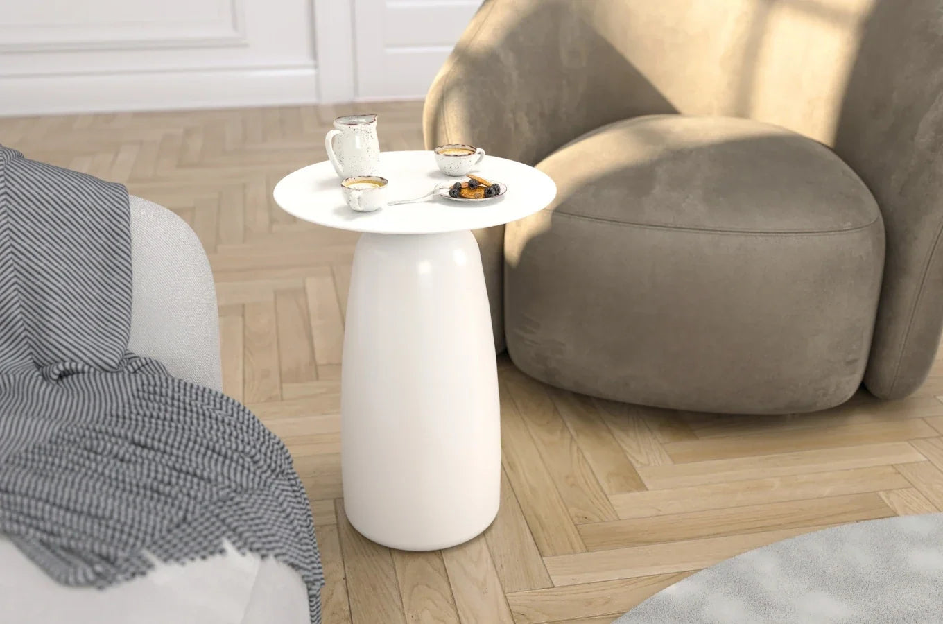 BAOBAB 44 Beech Side Table