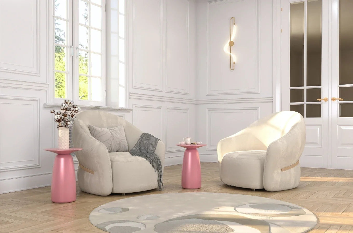 BAOBAB 44 Beech Side Table