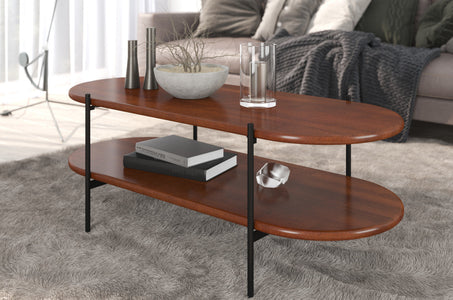 DOTA Beech Coffee Table 120CM Walnut