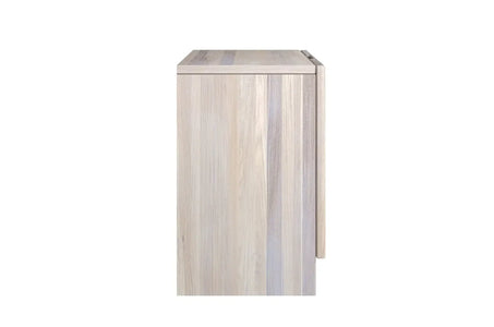 HARMARK Oak Bedside Table with Rattan