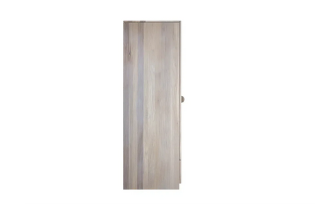 HARMARK Oak Wardrobe with Rattan Doors and Drawer