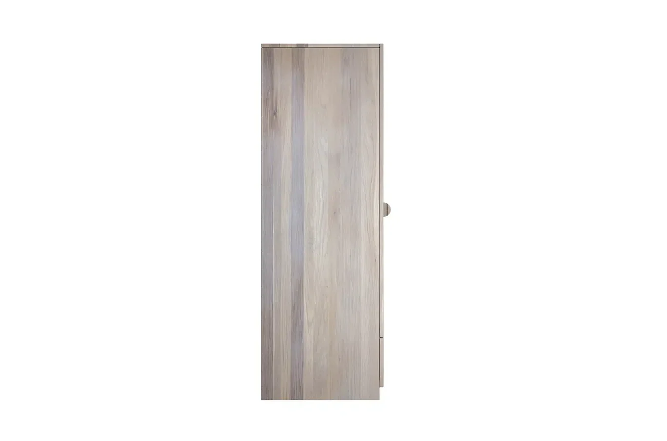 HARMARK Oak Wardrobe with Rattan Doors, Shelves and Drawer