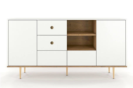 HARMONI White Chest of Drawers 160CM