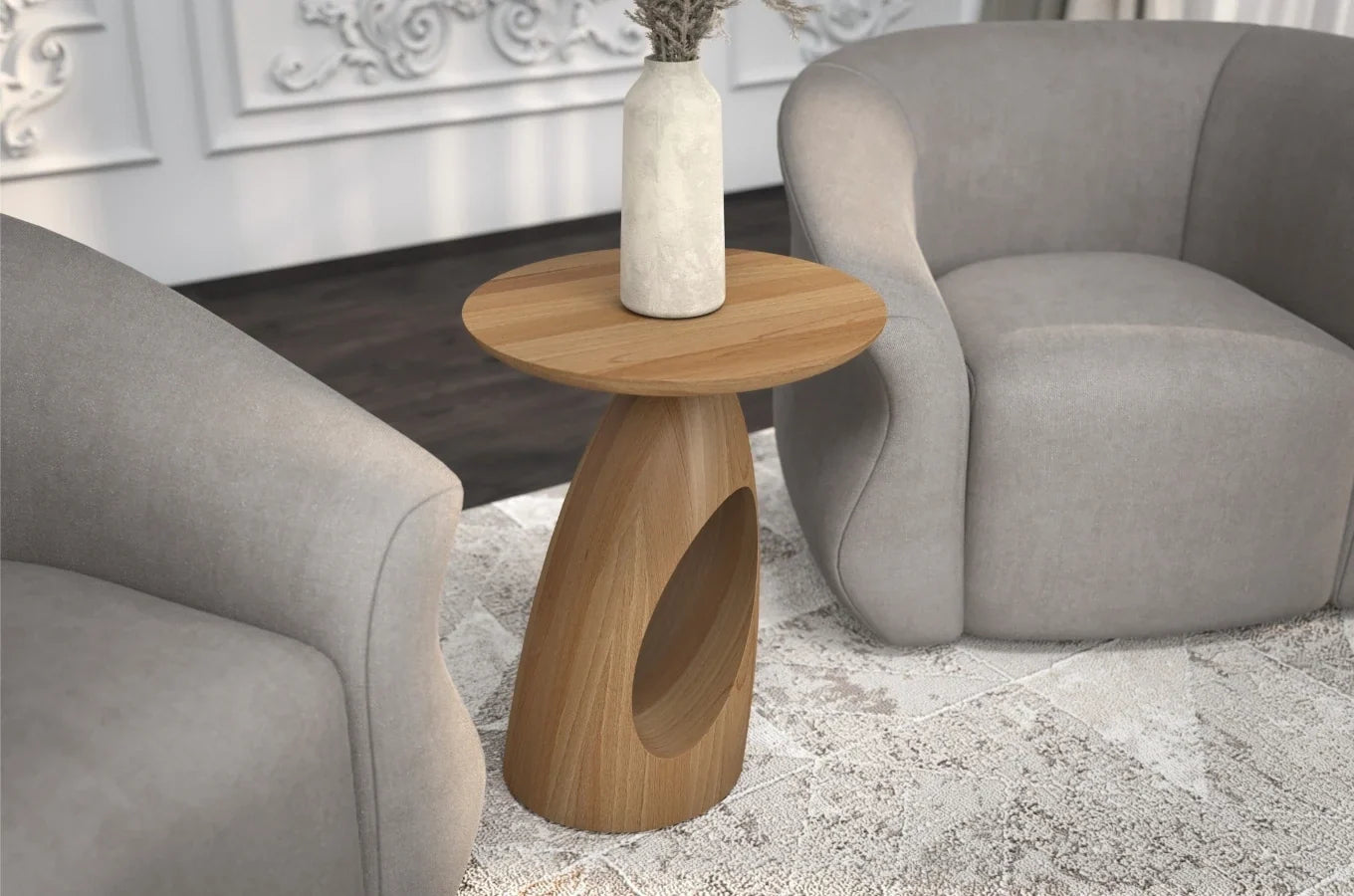 ISLAND Beech Side Table