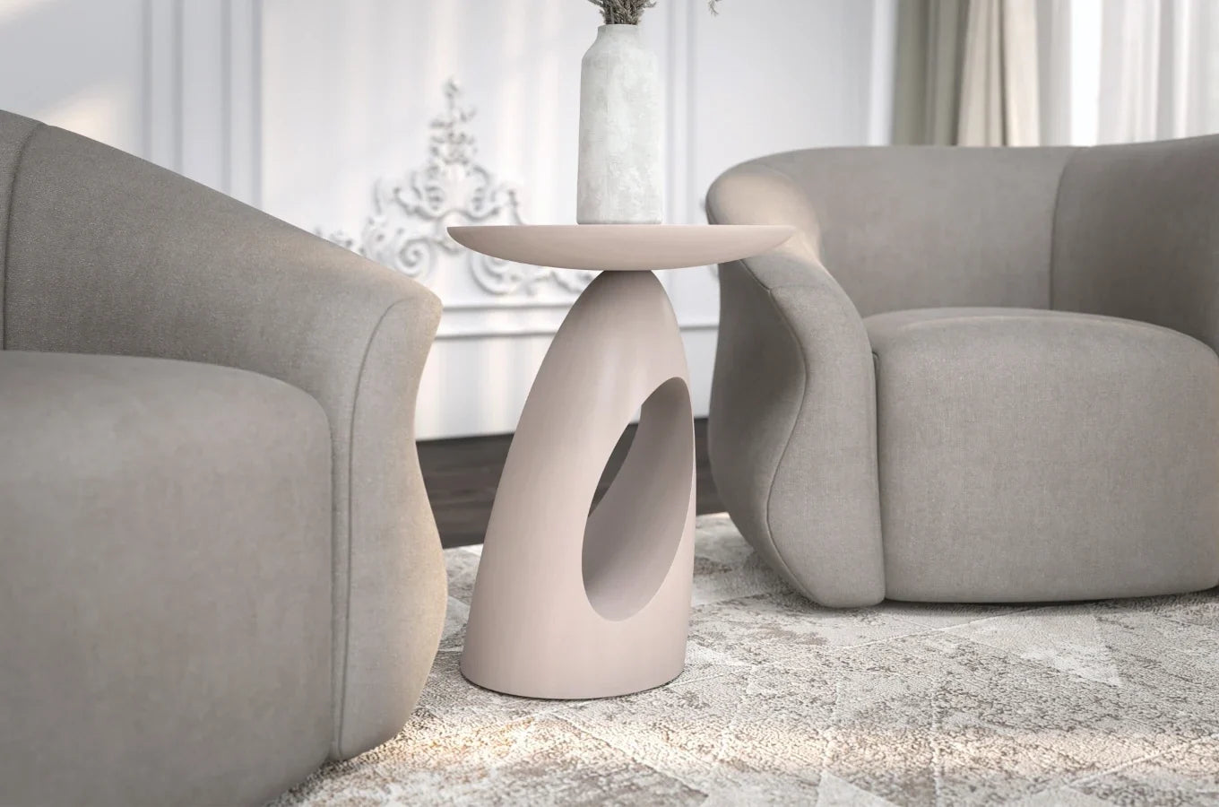 ISLAND Beech Side Table