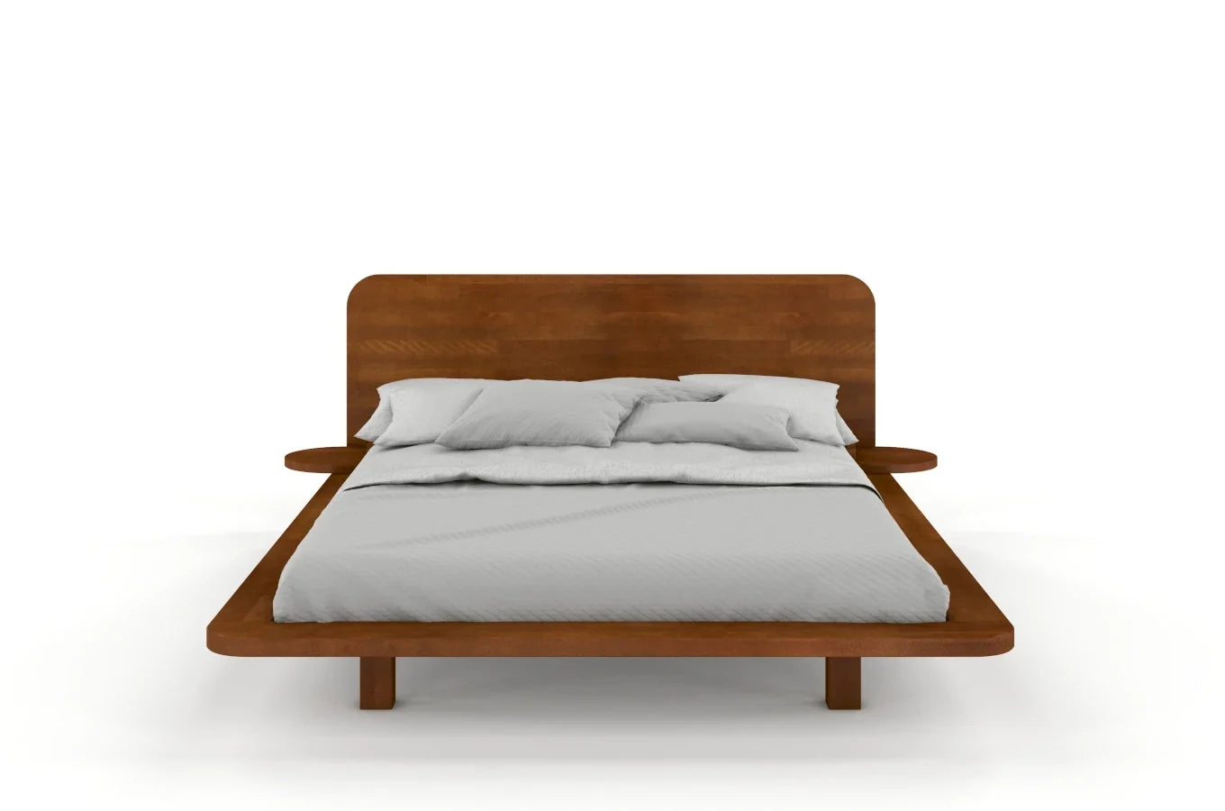 JAPANDIC Beech Bed Walnut