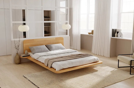 JAPANDIC Beech Bed Natural