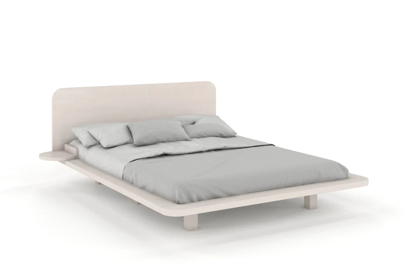 JAPANDIC Beech Bed White