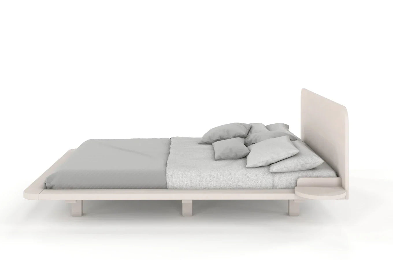 JAPANDIC Beech Bed White