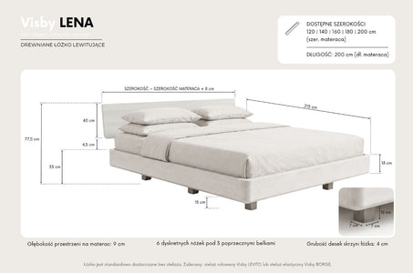 LENA Beech Floating Bed