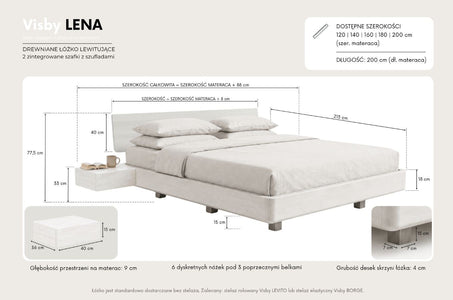 LENA Beech Floating Bed