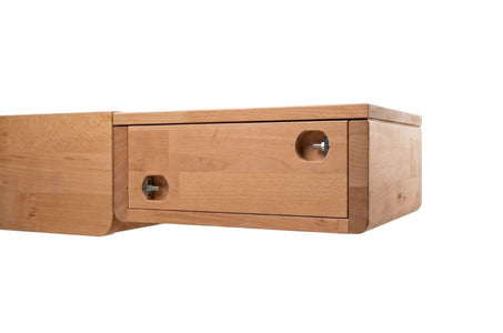 LENA Oak Floating Bed