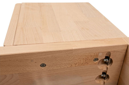 LENA Oak Floating Bed
