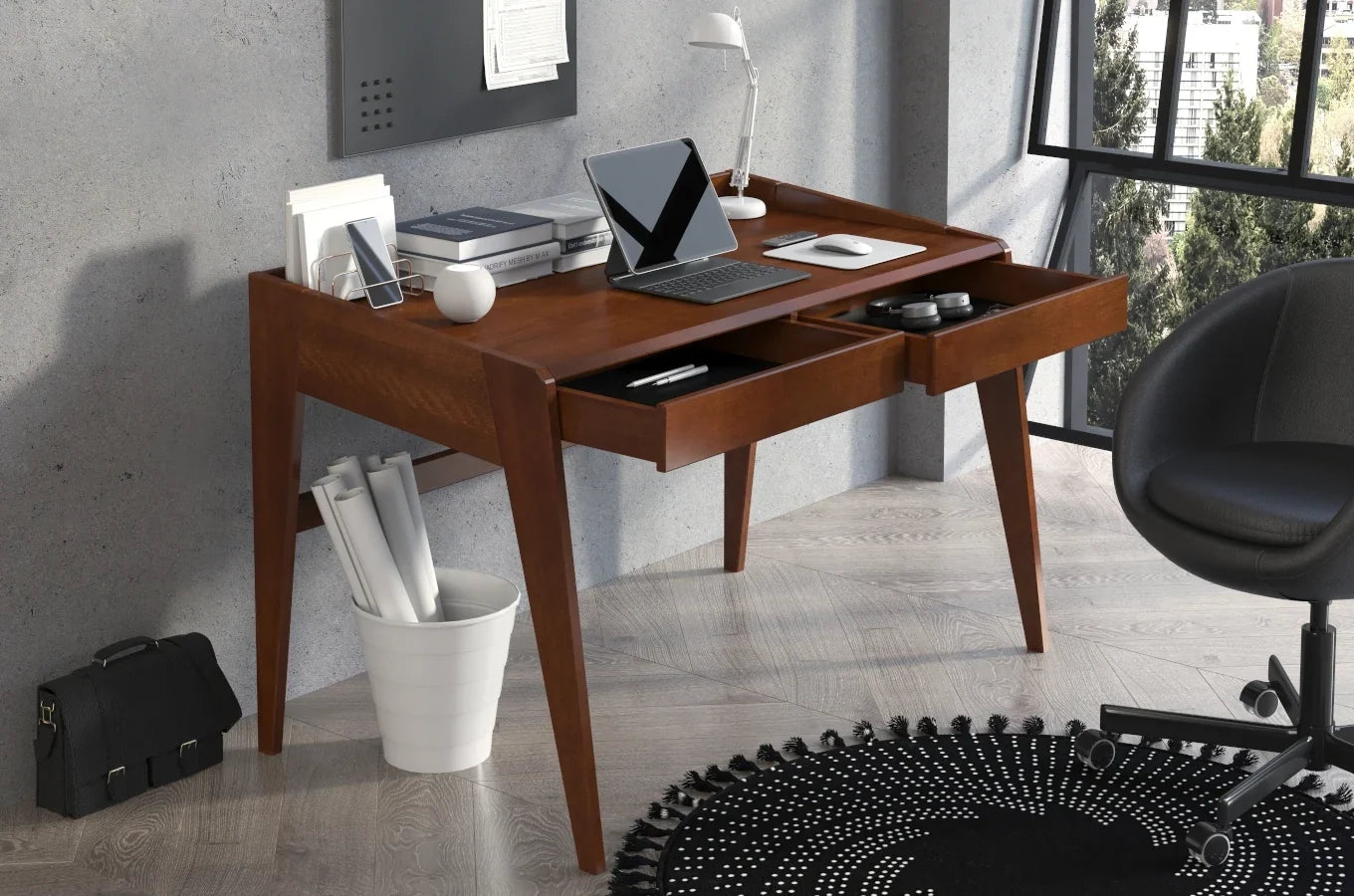 LISA Beech Desk / Dressing Table 125CM