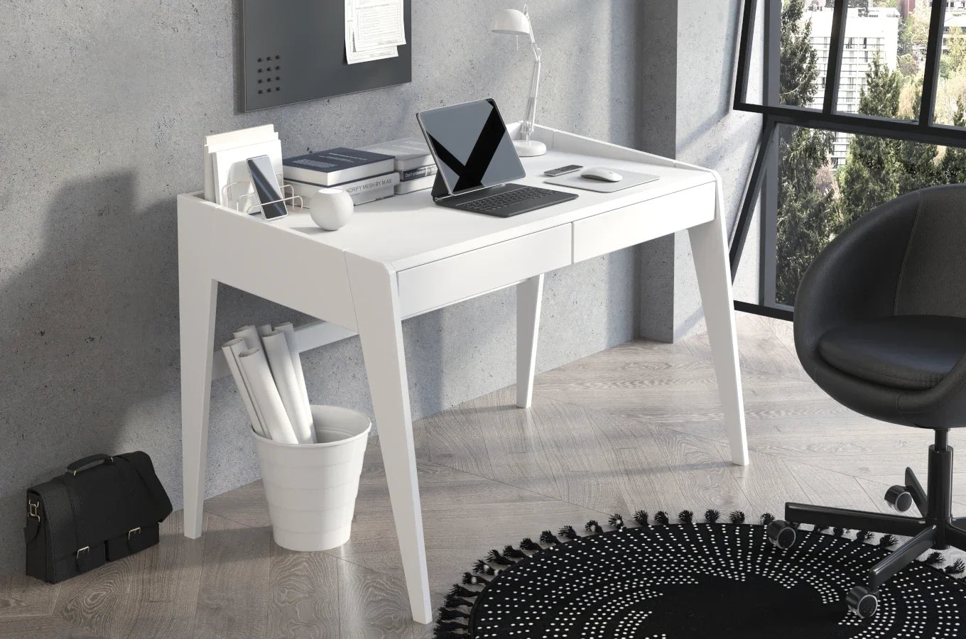 LISA Beech Desk / Dressing Table 125CM