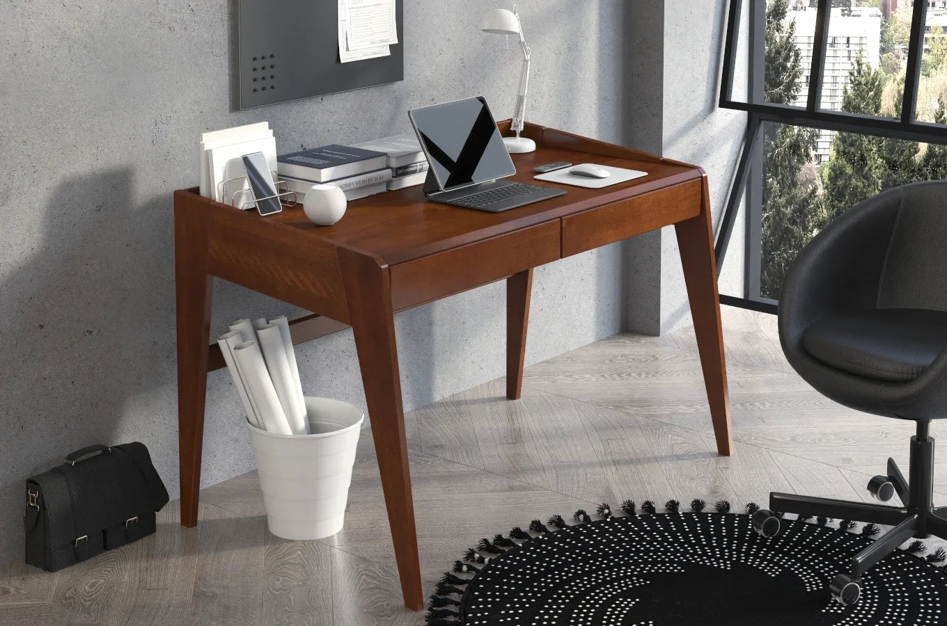 LISA Beech Desk / Dressing Table 125CM
