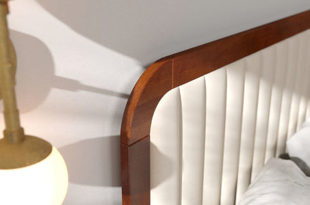 MODENA BC Beech Bed with Lift-Up Storage