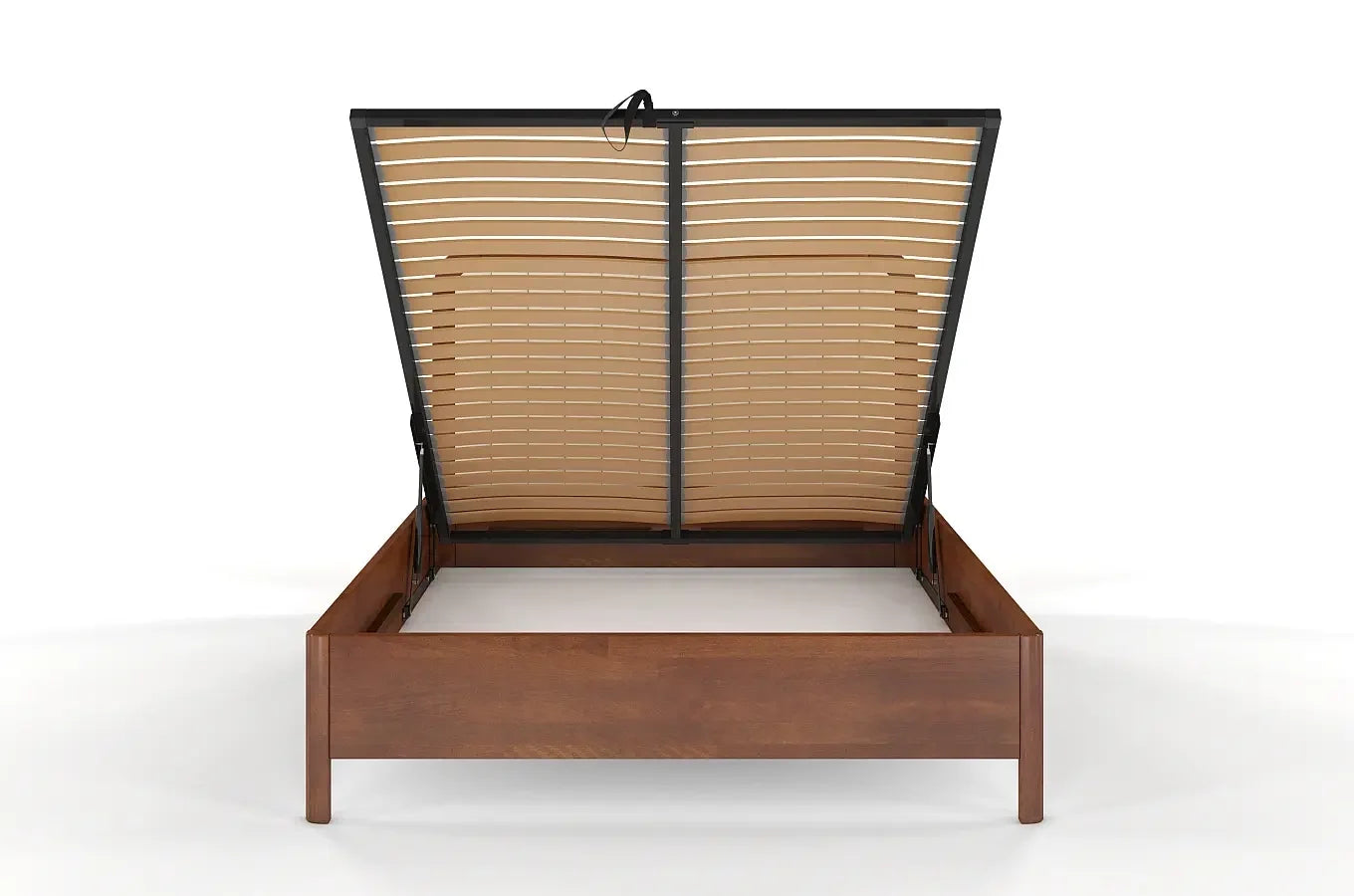 MODENA BC Beech Bed with Lift-Up Storage