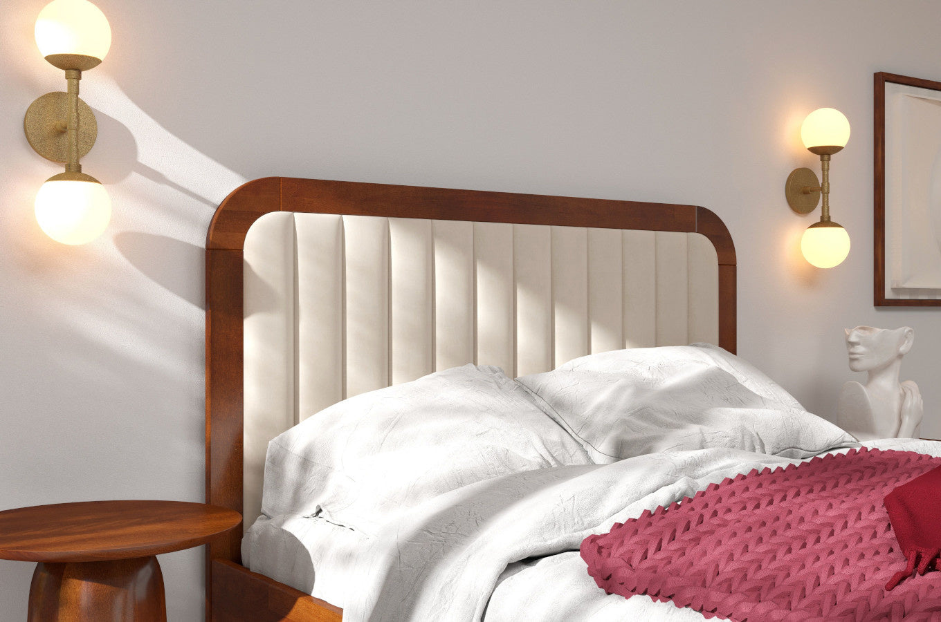 MODENA BC Beech Bed with Lift-Up Storage