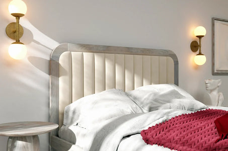 MODENA BC Oak Bed with Lift-Up Storage