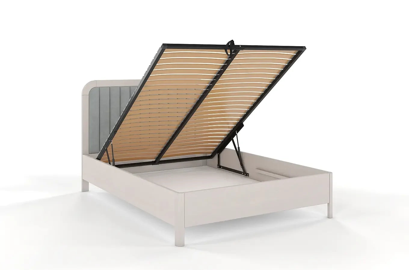 MODENA BC Pine Bed with Lift-Up Storage