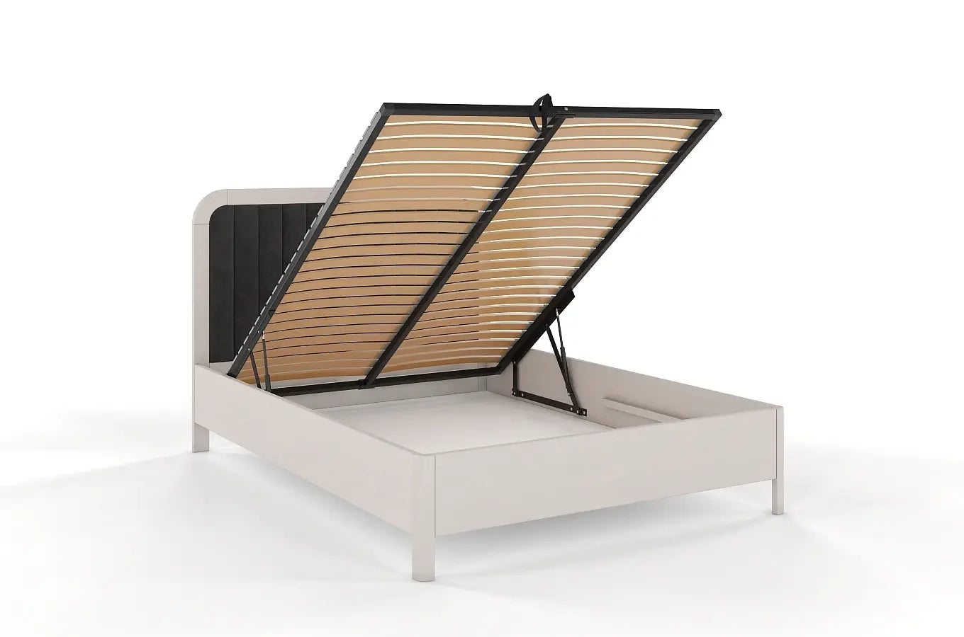 MODENA BC Pine Bed with Lift-Up Storage