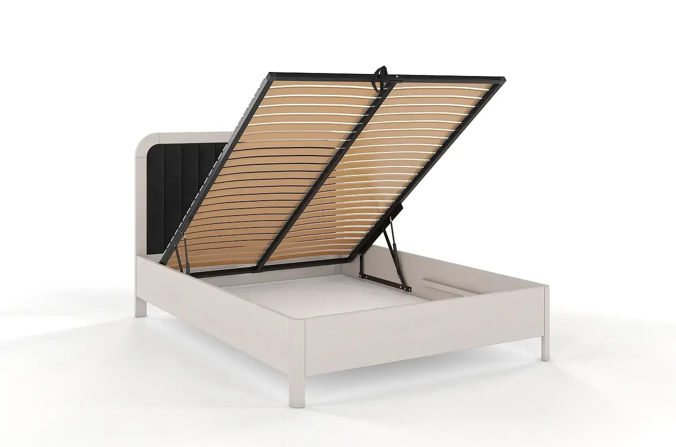 MODENA BC Pine Bed with Lift-Up Storage