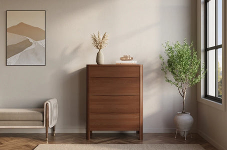 MODENA Beech Chest of Drawers 80CM