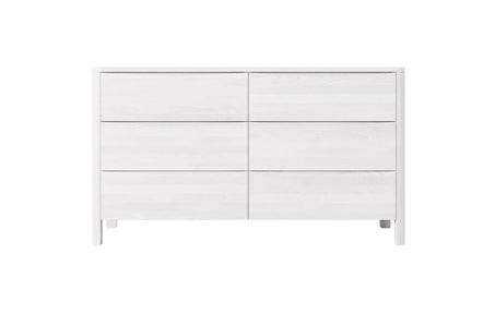 MODENA LOW Beech Chest of Drawers 150CM