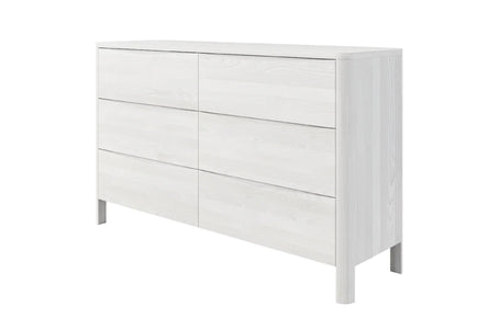 MODENA LOW Beech Chest of Drawers 150CM