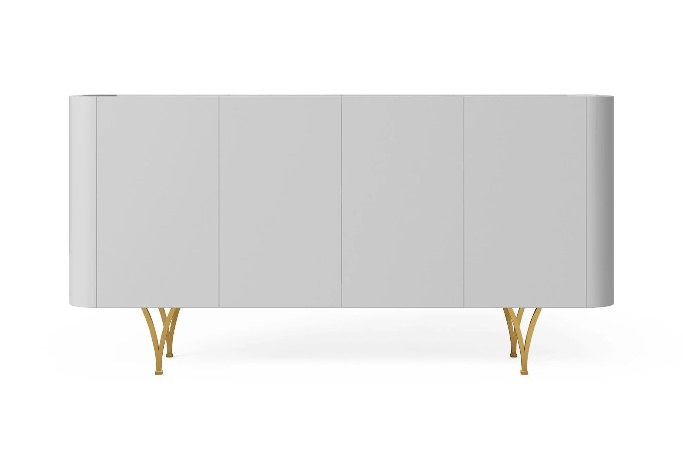 MONZA Grey Chest 160CM with Gold Legs