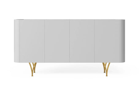 MONZA Grey Chest 160CM with Gold Legs