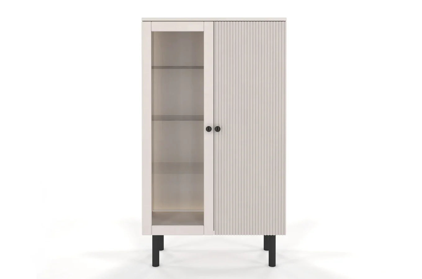 NORVIK High Beech Display Cabinet 80CM