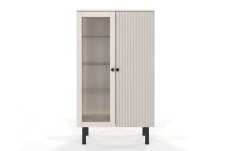NORVIK High Beech Display Cabinet 80CM
