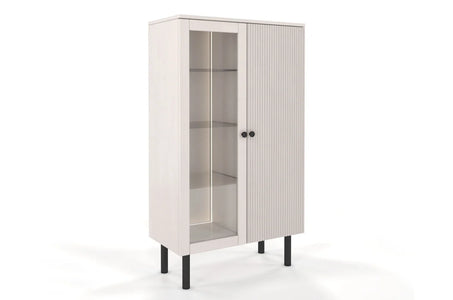 NORVIK High Beech Display Cabinet 80CM