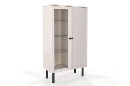 NORVIK High Beech Display Cabinet 80CM
