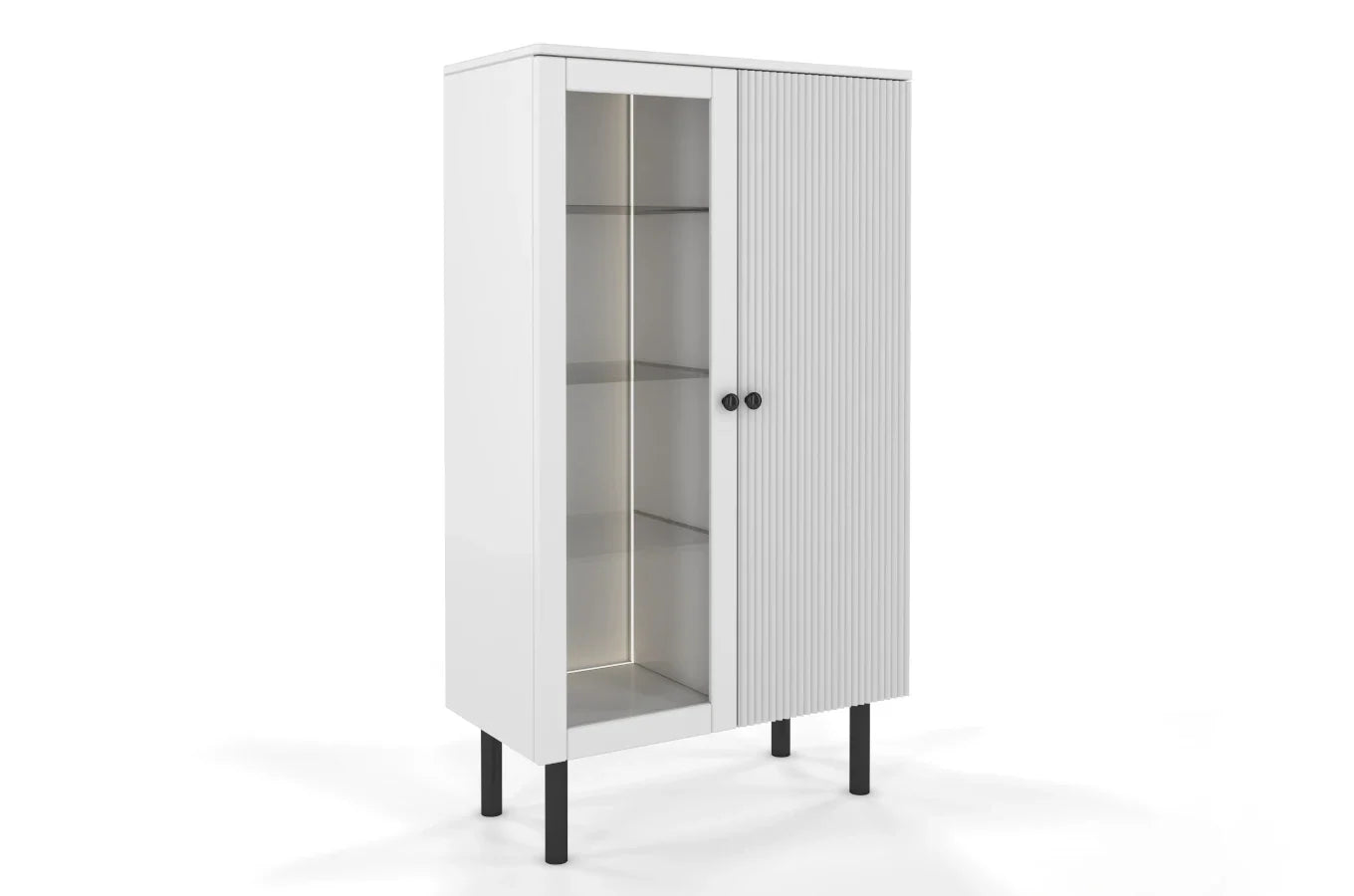 NORVIK High Painted Display Cabinet 80CM
