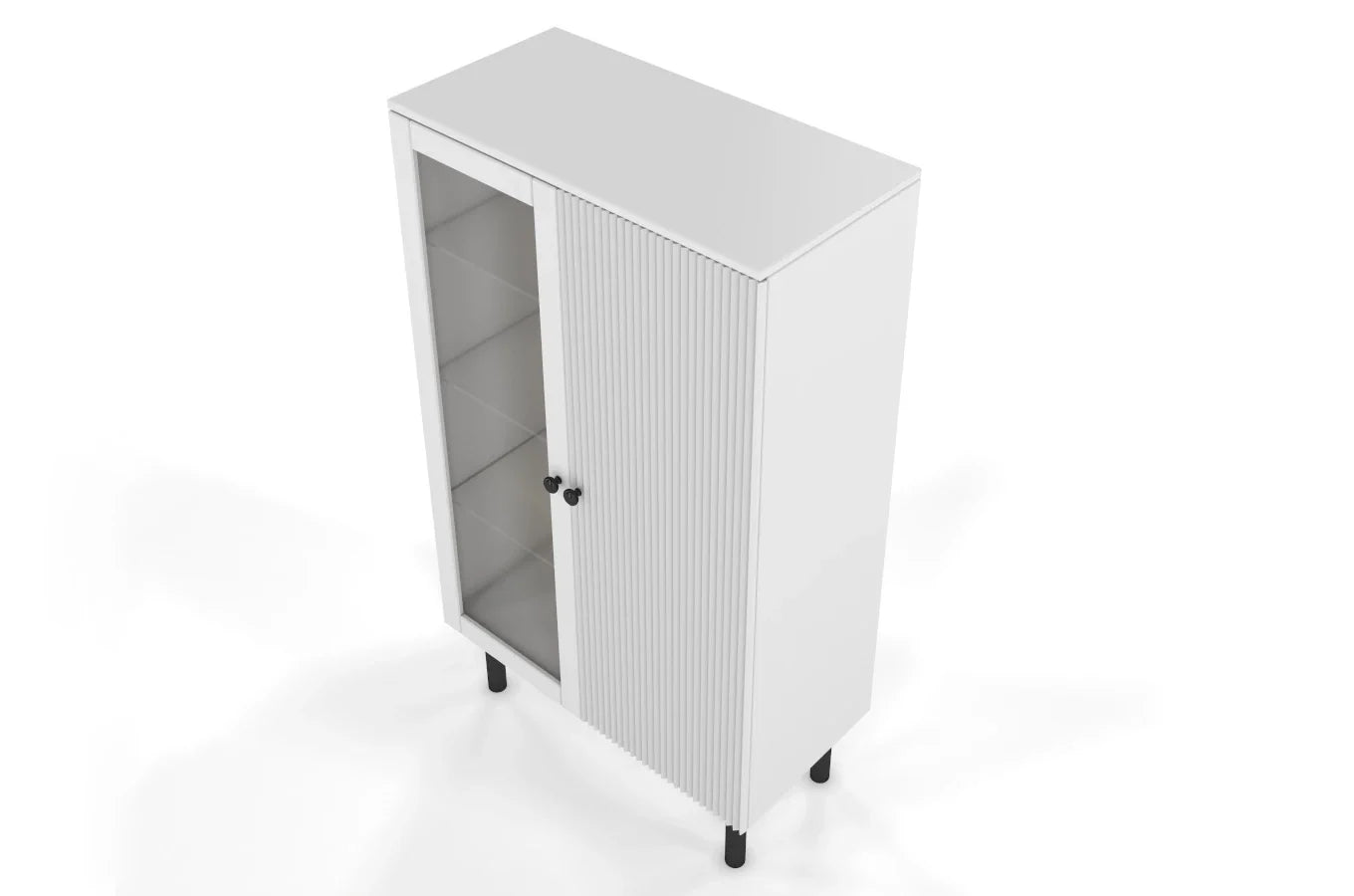 NORVIK High Painted Display Cabinet 80CM