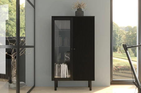 NORVIK High Painted Display Cabinet 80CM