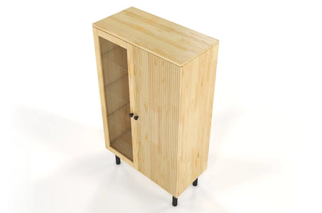 NORVIK High Pine Display Cabinet 80CM