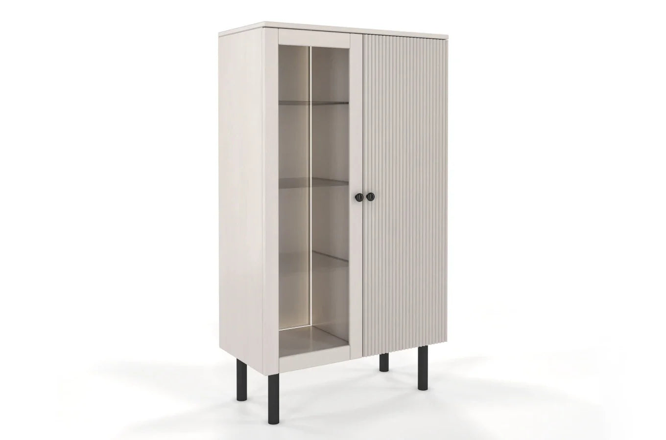 NORVIK High Pine Display Cabinet 80CM