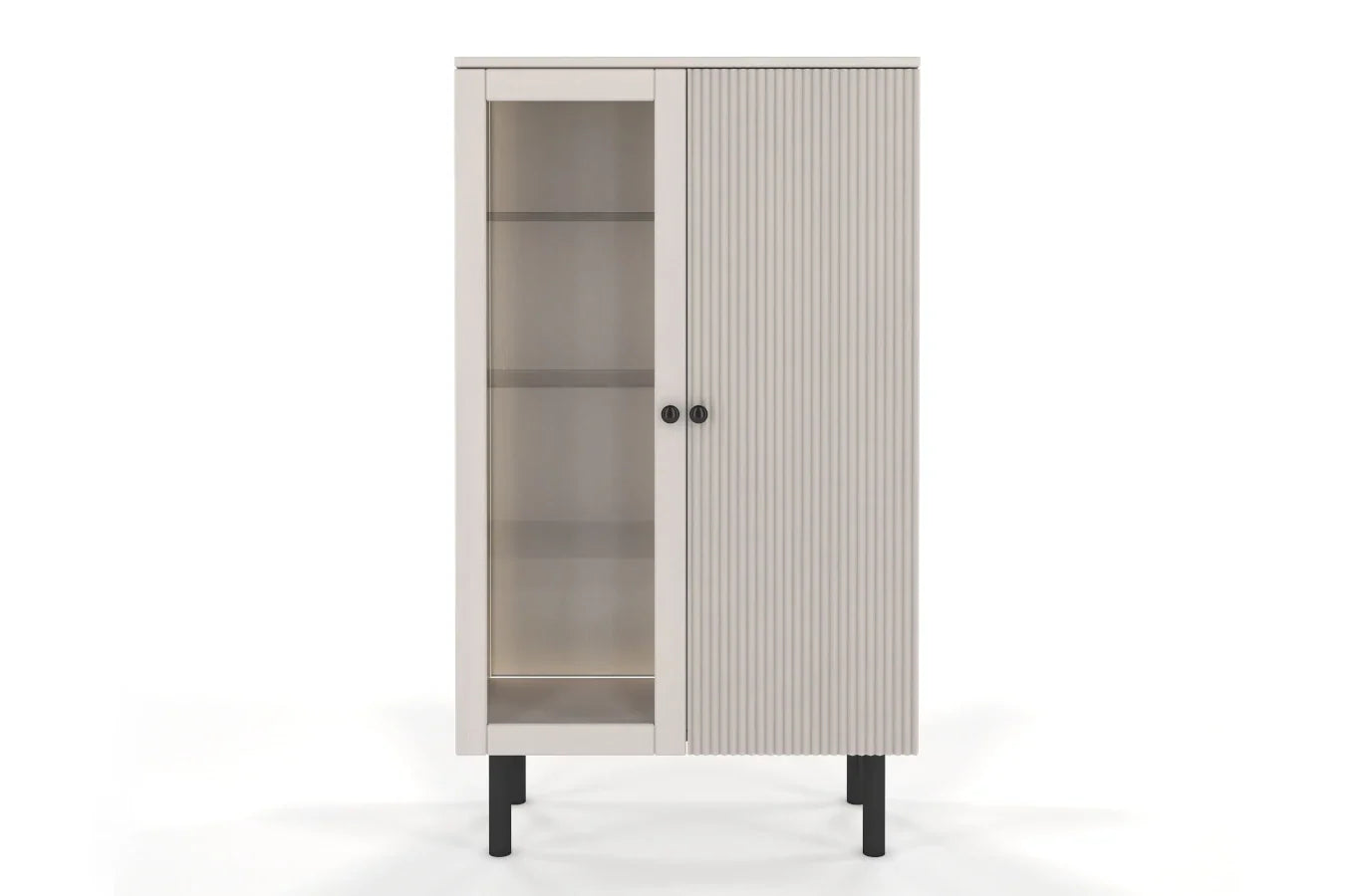 NORVIK High Pine Display Cabinet 80CM